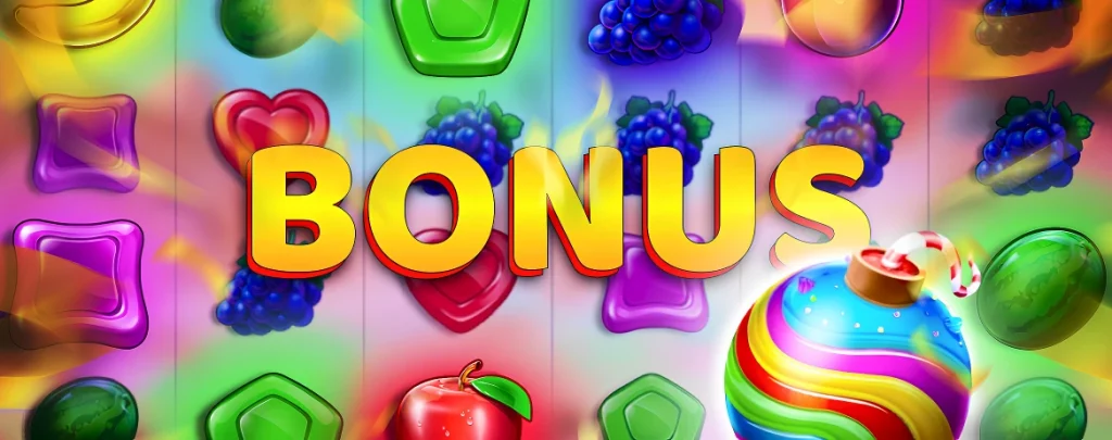 Sweet Bonanza Bonus game screen with bonus symbols